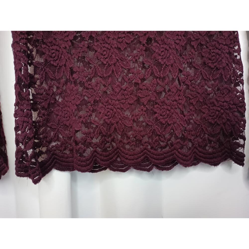 Forever 21 Women's Fairy Grunge Whimsigoth Lace Mesh Fitted Top M NWT - Picture 3 of 10